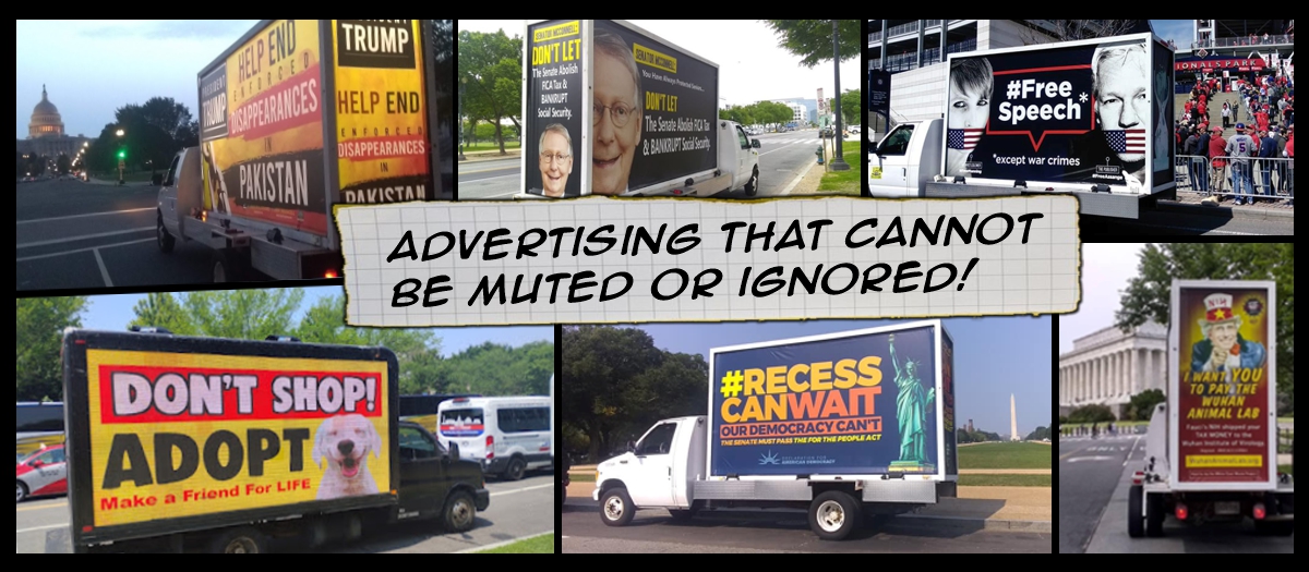 Mobile Billboard Truck Advertising in Washington, D.C.